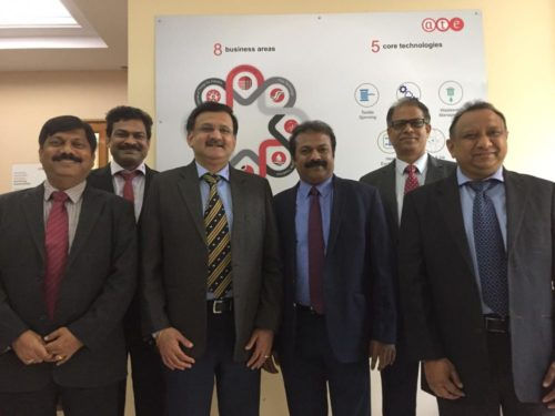 L-to-R: Mr Kiran Hanchate, Mr Amar Khanolkar, Mr G V Aras, Mr S Rajendran, Mr A Suresh, and Mr Navin Agrawal