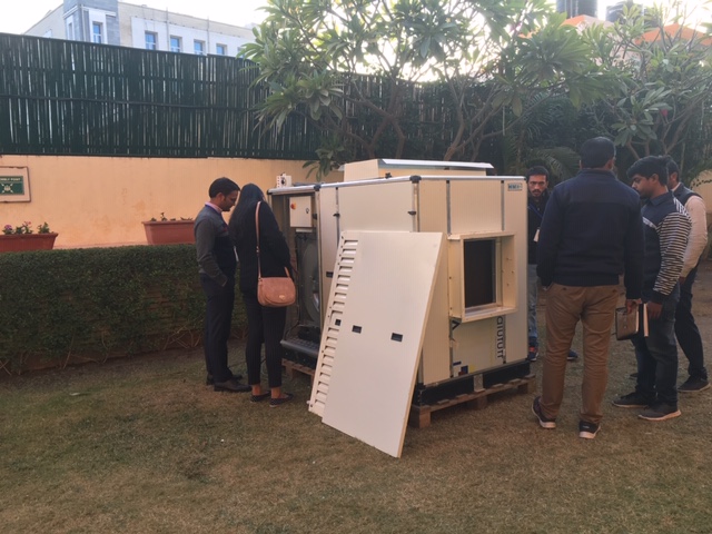 HMX demo machine at the event